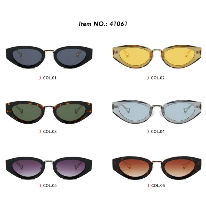 Retro Steampunk Style Small Oval Sunglasses