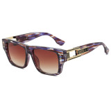Retro Classic Square Gradient Outdoor Vacation Photo Decorative Sunglasses