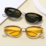 Retro Steampunk Style Small Oval Sunglasses