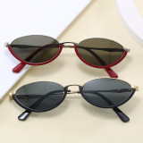 Retro Vintage Cat Eye Small Oval Sunglasses
