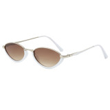 Retro Vintage Cat Eye Small Oval Sunglasses