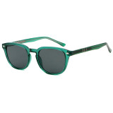 Retro Round Simple UV400 Decorative Sunglasses