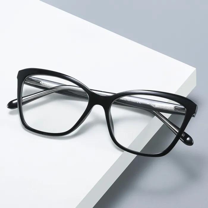Elegant Women Eyeglasses Lady Cat Eye Blue Light Blocking Glasses