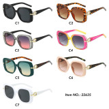 Retro Classic Square Gradient Outdoor Vacation Photo Decorative Sunglasses