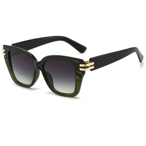 Retro Women Square Luxury Gradient Outdoor Shades Sunglasses