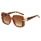 Retro Classic Square Gradient Outdoor Vacation Photo Decorative Sunglasses
