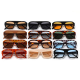 Retro Classic Square Pilot Flat Top UV400 Outdoor Vacation Sunglasses