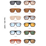 Retro Classic Square Pilot Flat Top UV400 Outdoor Vacation Sunglasses