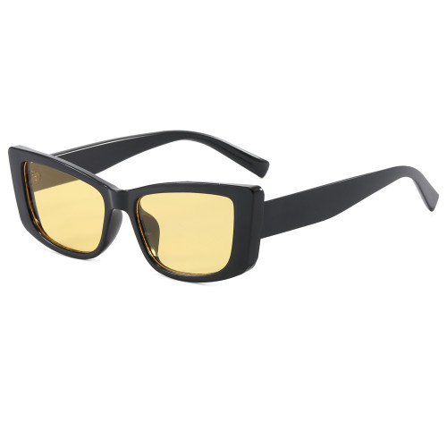 Retro Classic Rectangle Gradient Outdoor Vacation Photo Decorative Sunglasses