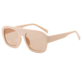 Retro Classic Square Pilot Flat Top UV400 Outdoor Vacation Sunglasses