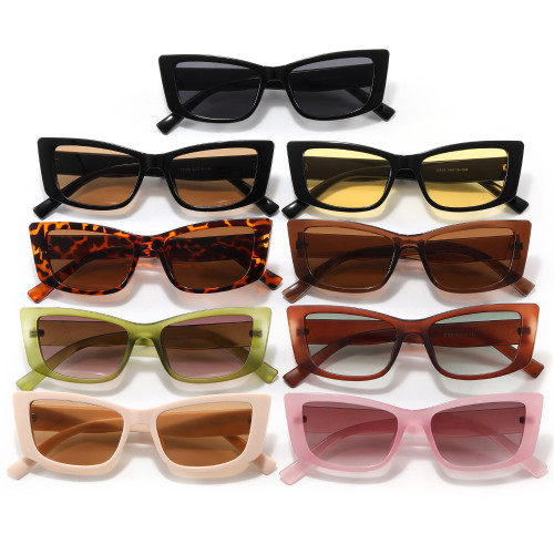 Retro Classic Rectangle Gradient Outdoor Vacation Photo Decorative Sunglasses