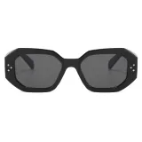 Retro Irregular Polygonal UV400 Outdoor Photo Decorative Sunglasses
