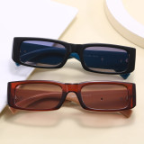 Retro Classic Rectangle Gradient Outdoor Vacation Photo Decorative Sunglasses
