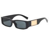Retro Classic Rectangle Gradient Outdoor Vacation Photo Decorative Sunglasses