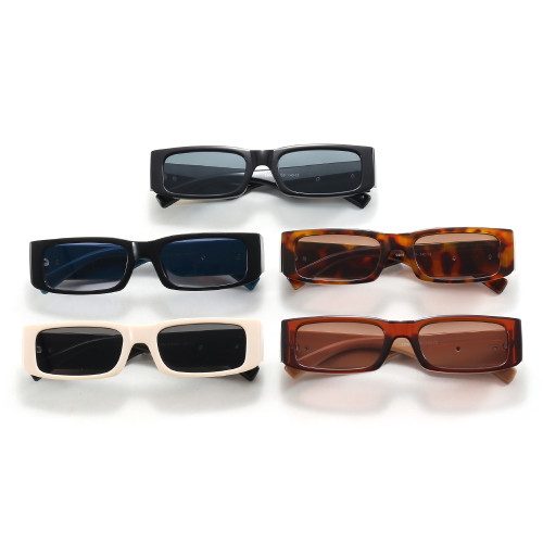 Retro Classic Rectangle Gradient Outdoor Vacation Photo Decorative Sunglasses