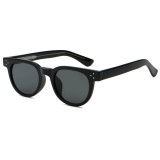 Retro Round Simple UV400 Decorative Sunglasses