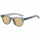 Retro Round Simple UV400 Decorative Sunglasses