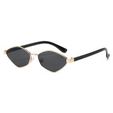Retro Women Polygonal Shades Sunglasses