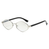 Retro Trendy Hexagon Hipple Style Metal Shades Sunglasses