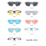Retro Classic Square Flat Top Gradient Outdoor Sport Sunglasses