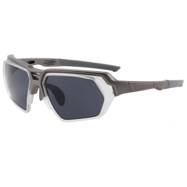 Retro Classic Square Flat Top Gradient Outdoor Sport Sunglasses