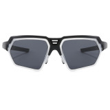 Retro Classic Square Flat Top Gradient Outdoor Sport Sunglasses