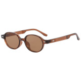 Retro Small Oval Simple UV400 Outdoor Vacation Sunglasses