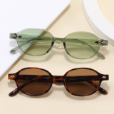 Retro Small Oval Simple UV400 Outdoor Vacation Sunglasses