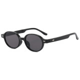 Retro Small Oval Simple UV400 Outdoor Vacation Sunglasses