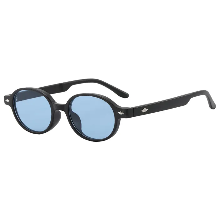 Retro Small Oval Simple UV400 Outdoor Vacation Sunglasses