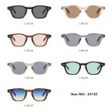 Retro Square Simple UV400 Decorative Sunglasses