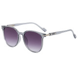 Retro Round Simple UV400 Decorative Sunglasses