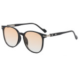 Retro Round Simple UV400 Decorative Sunglasses