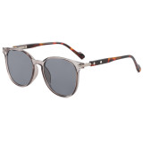 Retro Round Simple UV400 Decorative Sunglasses