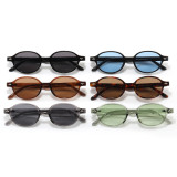 Retro Small Oval Simple UV400 Outdoor Vacation Sunglasses