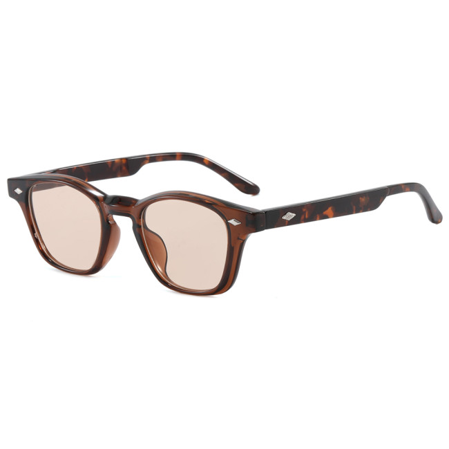 Retro Square Simple UV400 Decorative Sunglasses