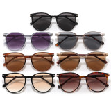 Retro Round Simple UV400 Decorative Sunglasses
