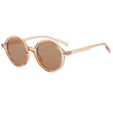 Retro Round Simple UV400 Outdoor Vacation Sunglasses