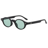 Retro Oval Simple UV400 Decorative Sunglasses