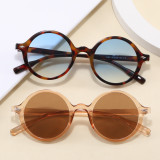 Retro Round Simple UV400 Outdoor Vacation Sunglasses