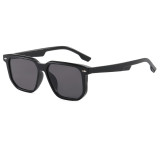 Retro Square Simple UV400 Outdoor Vacation Sunglasses