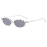 Trendy Oval Simple UV400 Decorative Sunglasses