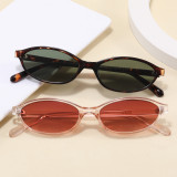 Trendy Oval Simple UV400 Decorative Sunglasses