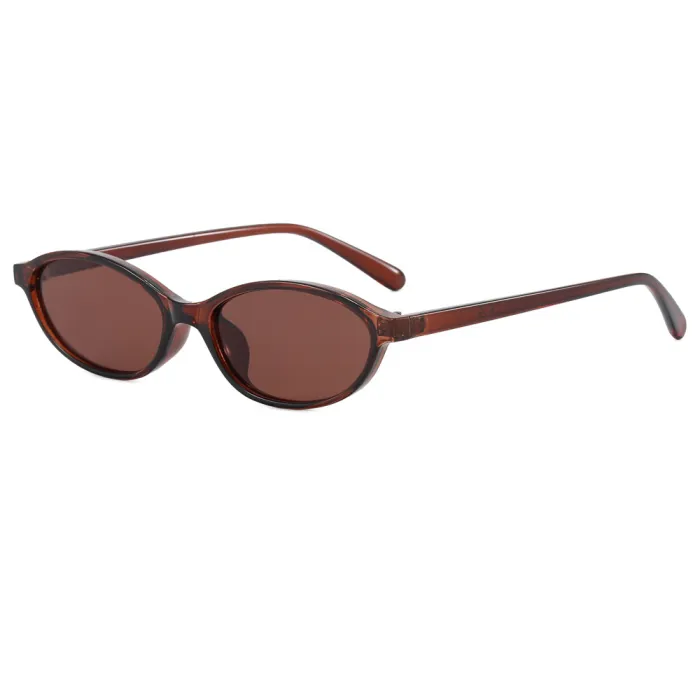 Trendy Oval Simple UV400 Decorative Sunglasses