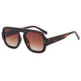 Retro Classic Round Pilot Flat Top UV400 Outdoor Vacation Sunglasses