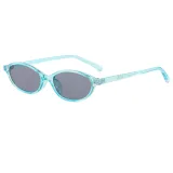 Trendy Oval Simple UV400 Decorative Sunglasses
