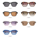 Retro Square Simple UV400 Outdoor Vacation Sunglasses