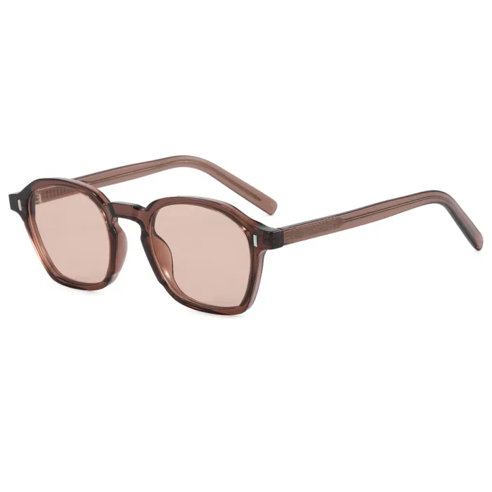 Retro Square Simple UV400 Outdoor Vacation Sunglasses