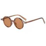 Retro Round Simple UV400 Outdoor Vacation Sunglasses