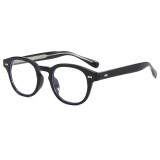 Retro Round Simple UV400 Decorative Sunglasses